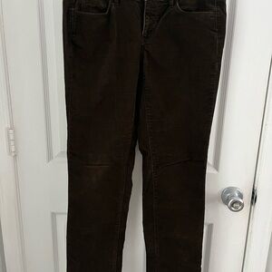 Ann Taylor Dark olive Straight Leg cords